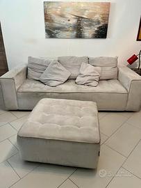 Divano 3 posti e pouf Chateau d'ax