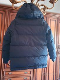 Giubbotto bimbo piumino blu 7/8 anni.