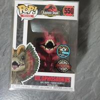 funko pop Jurassic Park Dilophosaurus red 550