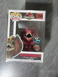 funko pop Jurassic Park Dilophosaurus red 550