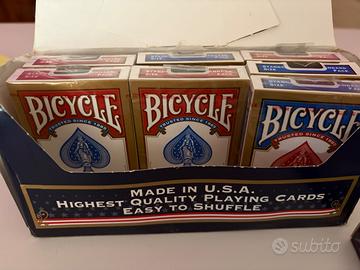 Carte lotto intero Bicycle chiuse