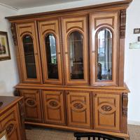 Mobile soggiorno vintage completo tavolo e sedie