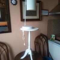 Tavolino e lampada coordinata shabby chic nuovi