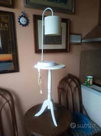 Tavolino e lampada coordinata shabby chic nuovi