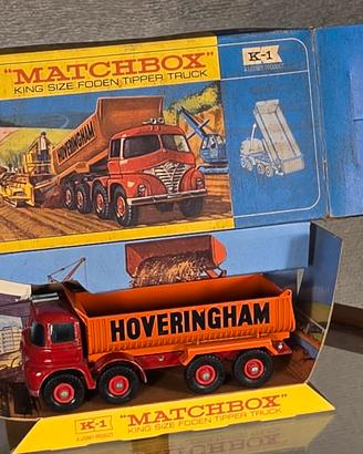 Matchbox king size K-1  FODEN TIPPER TRUCK 1960's.