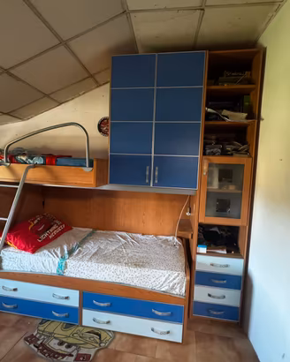 camera con letto a castello