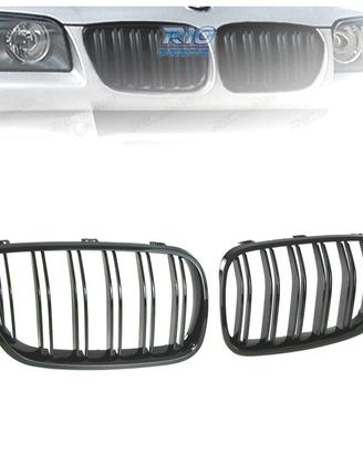 DOPPIE GRIGLIE BMW X3 E83 06-11 NERO LUCIDO