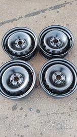 n°4 cerchi da 15 +ruota di scorta attacco fiat ope