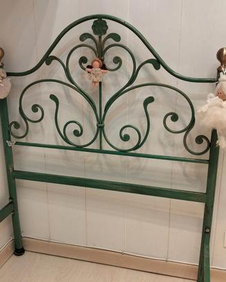Letto  in ottone laccato