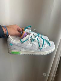 Nike dunk low x off white num 44