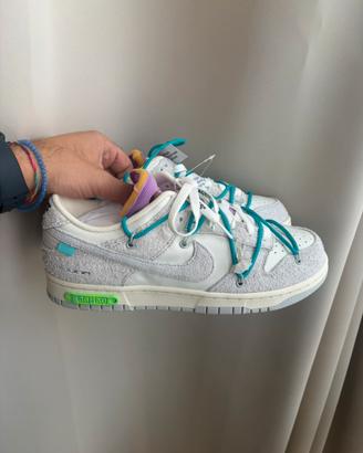 Nike dunk low x off white num 44