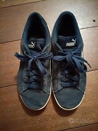 scarpe puma suede blu numero 36