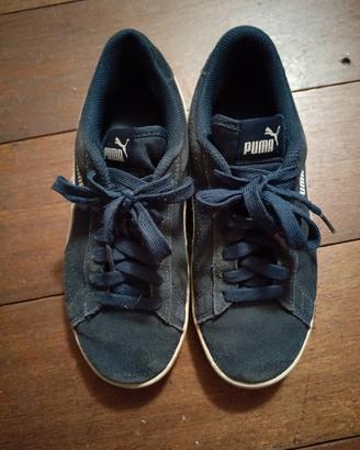 scarpe puma suede blu numero 36