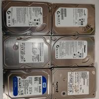 Vari Hard disk di più dimensioni