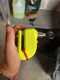 Blocca disco Abus sonoro + corda per manubrio