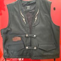 Gilet in pelle da Motociclista