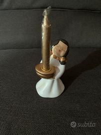 Angelo con candela Natalizio