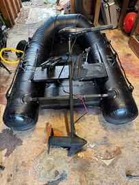 Gommone  pesca e motore elettrico