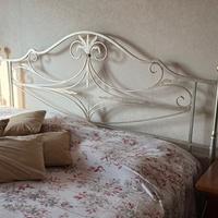 Testata letto matrimoniale in ferro battuto SLAM