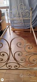 Letti singoli in ferro battuto vintage 
