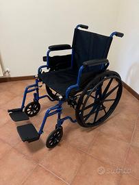 Sedia a rotelle pieghevole leggera