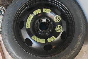 ruota di scorta 125/85/R17 e kit crick