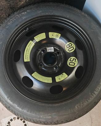 ruota di scorta 125/85/R17 e kit crick