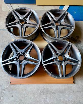 CERCHI AMG  5 RAZZE DIAMANTATI 18”
