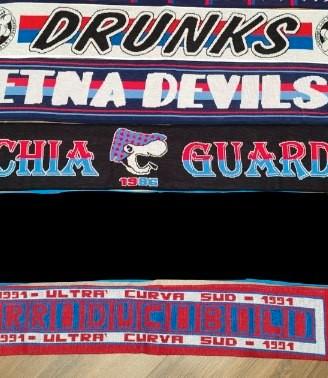 sciarpa calcio ultras Catania collezione 