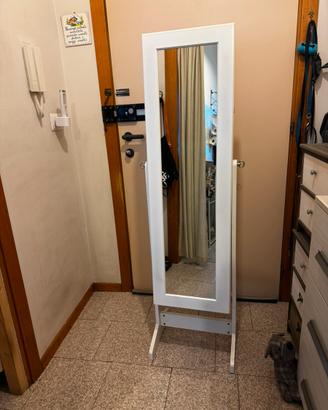 Mobiletto con specchio, porta gioie