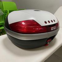 givi V46 bianco opaco + piastra x T-Max 500