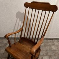 sedia antica a dondolo