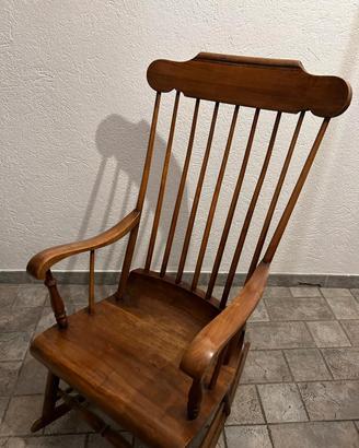 sedia antica a dondolo