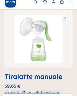 Tiralatte manuale della mam