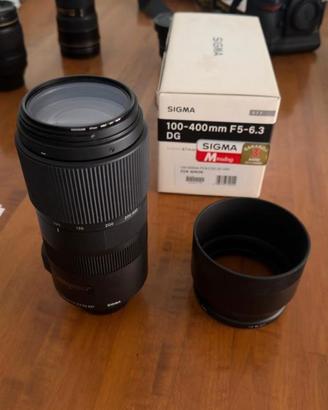 Sigma 100-400mm F/5-6.3 DG per reflex Nikon