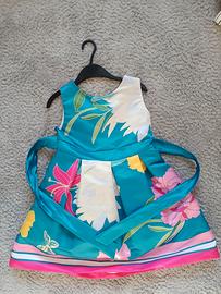 Vestito smanicato bambina 6-7 anni