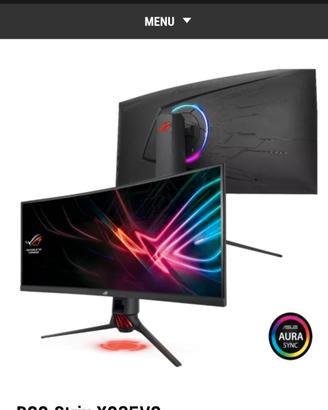 Monitor gaming curvo Asus ROG Strix XG35VQ