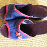 Zoccoli jeans originali vintage