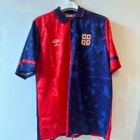 Maglie Cagliari e Inghilterra Umbro