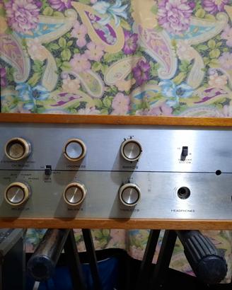 impianto stereo artigianale anni '70 - valvolare