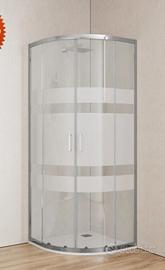 Box doccia semicircolare 75x75