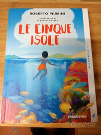 Libro per Bambini "Le cinque isole" Nuovo 