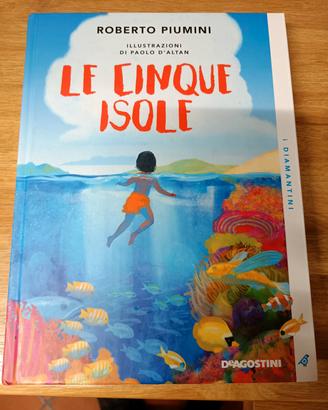 Libro per Bambini "Le cinque isole" Nuovo 