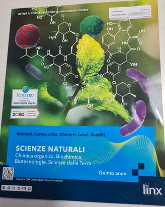 Libro Liceo Linguistico Scienze Naturali 5° anno