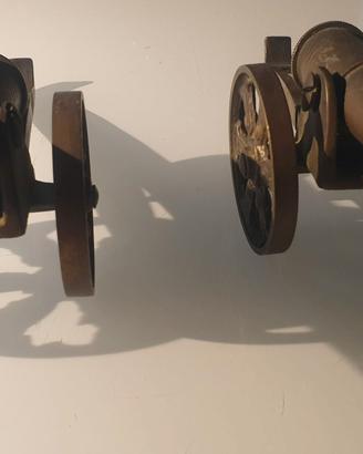 Coppia modellini di cannoni vintage