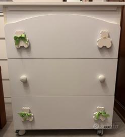 Fasciatoio Erbesi rivestito in pvc lavabile