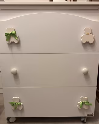 Fasciatoio Erbesi rivestito in pvc lavabile
