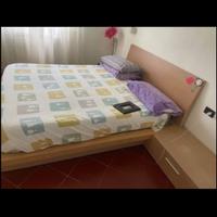 Letto matrimoniale wengé