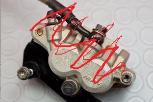 DISTANZIALE PINZA HONDA CRF 300 X 2010 2011 CRE 25