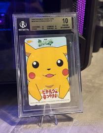 Carta Telefonica Pokémon Pikachu 1998 BGS 10